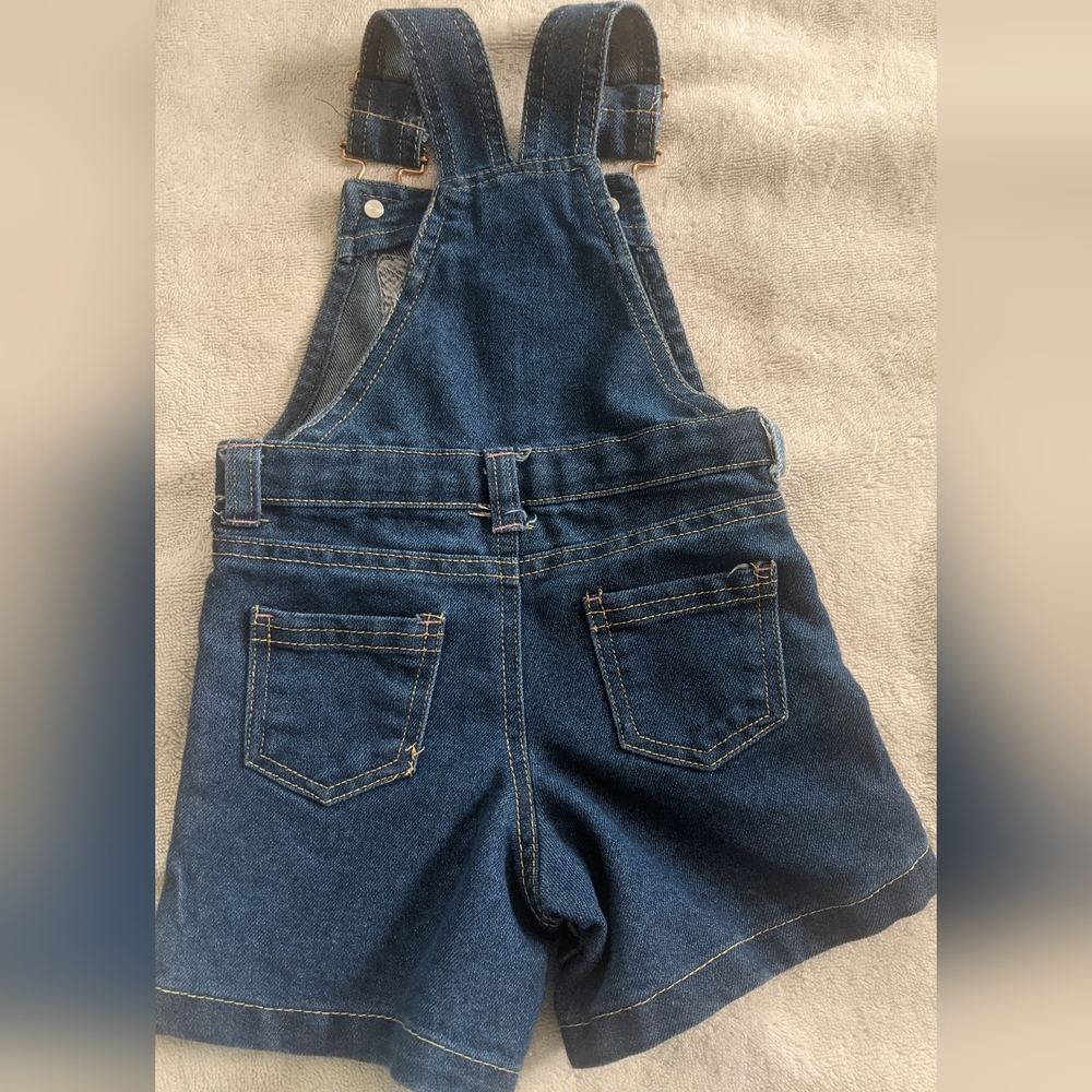 Colette Lilly Butterfly Sequin Denim Shortalls - Picture 4 of 4